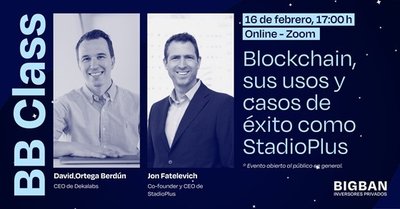 Blockchain, sus usos y casos de �xito como la startup StadioPlus
