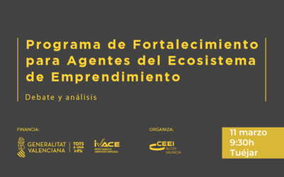 Debate y an�lisis. Programa de Fortalecimiento para Agentes del Ecosistema Emprendimiento 2022