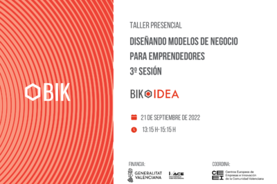 Taller BIK Idea 3�:  dise�ando modelos de negocio para emprendedores