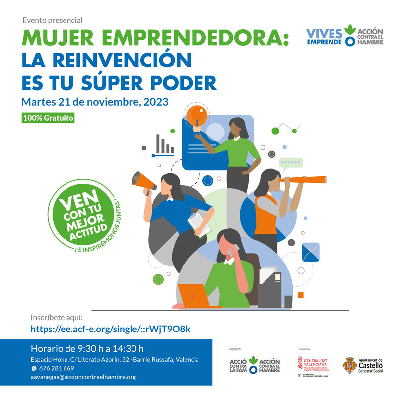 Mujer emprendedora, la reinvenci�n es tu s�per poder