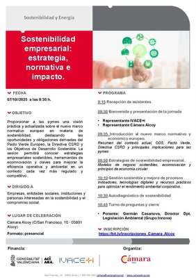 Sostenibilidad empresarial: estrategias, normativa e impacto
