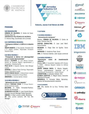 IX Jornada Sobre Industria 5.0. Inteligencia Artificial