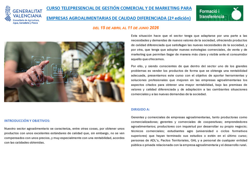 Folleto 2a edicion curso telepresencial