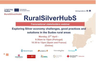 RuralSilverHubs: Webinar transnacional sobre Silver Economy en zonas rurales