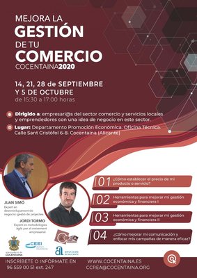 Talleres: Mejora la gesti�n de tu comercio en Cocentaina