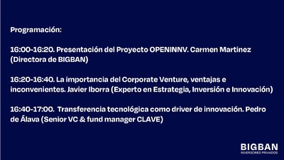 Webinar presentaci�n Proyecto OPENINNV